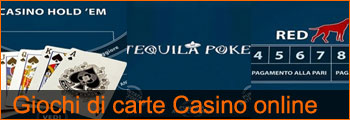 Giochi di carte dei Casino online Giochi di carte dei Casino online
