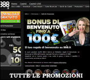Promozioni e Servizi Casino 888.it